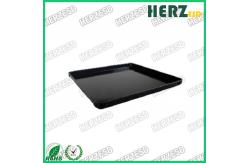 China CONCO Black Conductive ESD PP Plastic Tray for Electronic Components Storage supplier