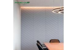 China Interior Studio Wall Polyester Acoustic Board with Cutting Design supplier