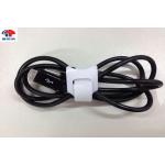 White Wire Bundle Belt adjustable cable ties / Back to Back Tape industrial strength for sale