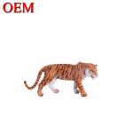 Custom Education Toys OEM Resin PVC Animal Figure Toys Tiger oem pvc toy for sale