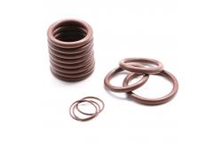 China Brown 70A Silicone Seal O Ring Heat Resistant Non Deformation supplier