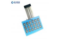 China 3M9448 Adhesive Flat Custom Membrane Switch Mechanical Keyboard supplier