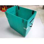 Foldable Eco Friendly PP Corrugated Plastic Box Printable for sale