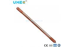 China Bare Copperweld Ground Rod 3/4 prime prime x1800mm for Electroplating Earth supplier