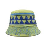 Wide Brim Women One Sided Fisherman Bucket Hat Waterproof Custom Digital Printed Logo for sale
