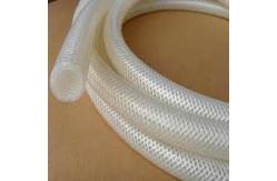 China Stretchable Fiber Braided Silicone Tubing Food Grade For Automobile Accessories supplier