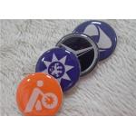 Customized Round And Small Epoxy Patches For Car Logo / Furniture / Trademark