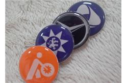 China Customized Round And Small Epoxy Patches For Car Logo / Furniture / Trademark supplier