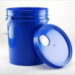 5 Gallon 20 Liter Plastic Bucket With Oil Nozzle For Chemical Liquid 100% PP Material for sale