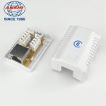 3U Gold Plating FTP Surface Mount Box CAT6 Single Port