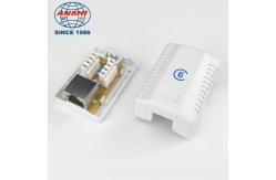 China 3U Gold Plating FTP Surface Mount Box CAT6 Single Port supplier