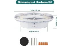 China Durable LED Garage Canopy Lights 80W 60W 40W LED Parking Garage Fixtures supplier