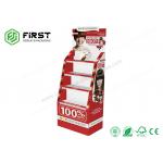 POS Stand Up Cardboard Display K6 Corrugated Board Material CMYK Printing for sale
