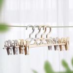 Domestic Rack Pants plastic trouser hangers with clips Without Trace for sale