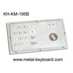 Panel Mount Industrial Industrial Keyboard with Trackball , 16 Keys Digital Keyboard for sale