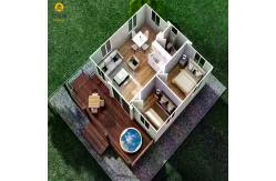 China Double Wing Folding Prefabricated Container House Per Set 20 Ft 40ft Extension Room supplier