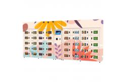 China 24 Hours Refrigerated Locker Self Service Smart Cabinet Transparent supplier