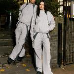 Heavyweight 100% Polyester Jogging Suits Patchwork XXS-5XL Custom Windbreaker Set for sale