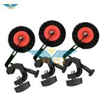 Heidelberg Black Wheel Brush Support Metal Sm74 Printing Parts OEM Available for sale