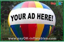 China Custom Rainbow Inflatable Grand Balloon For Holiday Decorations supplier