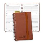 OEM Small Size 6.75x4.25in Daily Weekly Planner 2023 2024 Diary Wire O Binding for sale