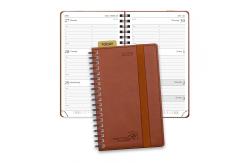 China FSC POPRUN Custom Planner 2023 , Vegan Leather Pocket Size Weekly Planner  supplier