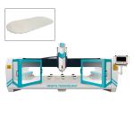 Professional Computer Numerical Control Stone Carving Machine Feed Height 350mm for sale