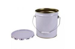 China Conical Shape 20 Liter Metal Paint Bucket Tinplate Barrel supplier
