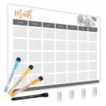 Dry Erase Reusable Calendar Planner Sticky Monthly Planner SGS OEM