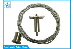 China Adjustable Anti Twist Rope Wire Suspension Hanging Kit With Ceiling Attachment supplier