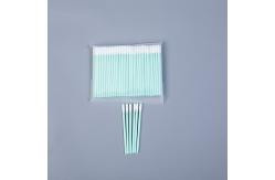 China Knitted Polyester / Microfiber Electronics Cleaning Swabs Round Head OEM Service supplier