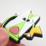 TPU PVC Eco Friendly Sew On Logo Patches with 3D Embossed Technics for sale