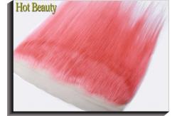 China Custom Pink Ear To Ear Swiss Lace Top Closure / Frontal Closure Weave supplier