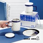 Ready To Ship In Stock Functional Ceramic Coffee Mug BOTTOM With Silicon Ring For Everyday Use for sale