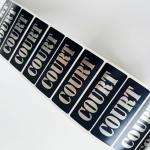 Printing Adhesive Tamper Seal Stickers , Brand Custom Logo Sticker Roll for sale