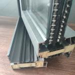 Thermal Break Strips Aluminum Folding System Window Super Hardness Double Glazed Profile