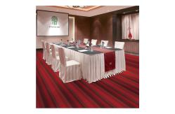 China Tufted Striped Broadloom Carpet Polypropylene Fiber With Action Backing supplier