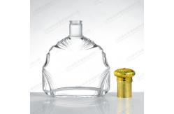 China 750ml 700ml 500ml Classic Transparent Rum Whiskey Pine Spirits in Irregular Frame Bottles supplier