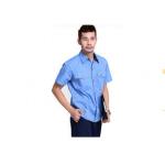 Comfortable Industrial Work Uniforms , Custom Work Uniform Shirts With Short Sleeve for sale