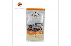 China Tear-Resistant Animal Feed Packaging Bags With Stand Up Design And Zipper Closure supplier