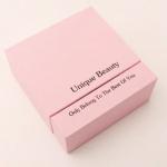 Pull-Out Hot Stamping Gift Box Drawer Box Grain Texture Earring Jewelry Box for sale