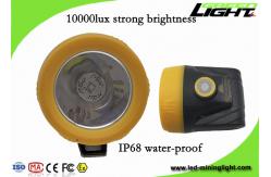 China 219lum 1.67W 450mA 10000lux Cordless Miners Cap Lamp supplier