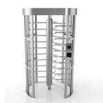 304SS Mantrap Full Height Access Control Turnstiles Door Shock-Proof Single Channel