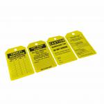 Customized Plastic Safety Tag With Durable Waterproof Design And Logo for sale