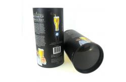 China Custom black Postal Tube Can Plastic Bottom PP Cover with ISO SGS QS supplier