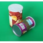 Environmental Dry Fruits / Chips Paper Composite Cans , Aluminium Foil Cover for sale