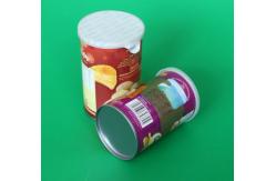 China Environmental Dry Fruits / Chips Paper Composite Cans , Aluminium Foil Cover supplier