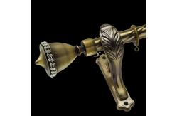 China Simple Aluminum Alloy Final 28mm Curtain Rod Set supplier