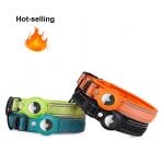 Custom Logo Polyester Pet Collars Leashes Adjustable Tracking 40cm Dog Collar OEM for sale