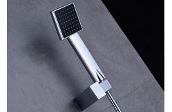China ROVATE Height Adjustable Thermostatic Shower Set ABS Handheld Shower Head supplier